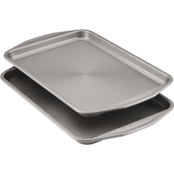 Bakeware Set Nonstick Cookie Baking Sheets, 2 Piece, Gray - Picture 1 of 8